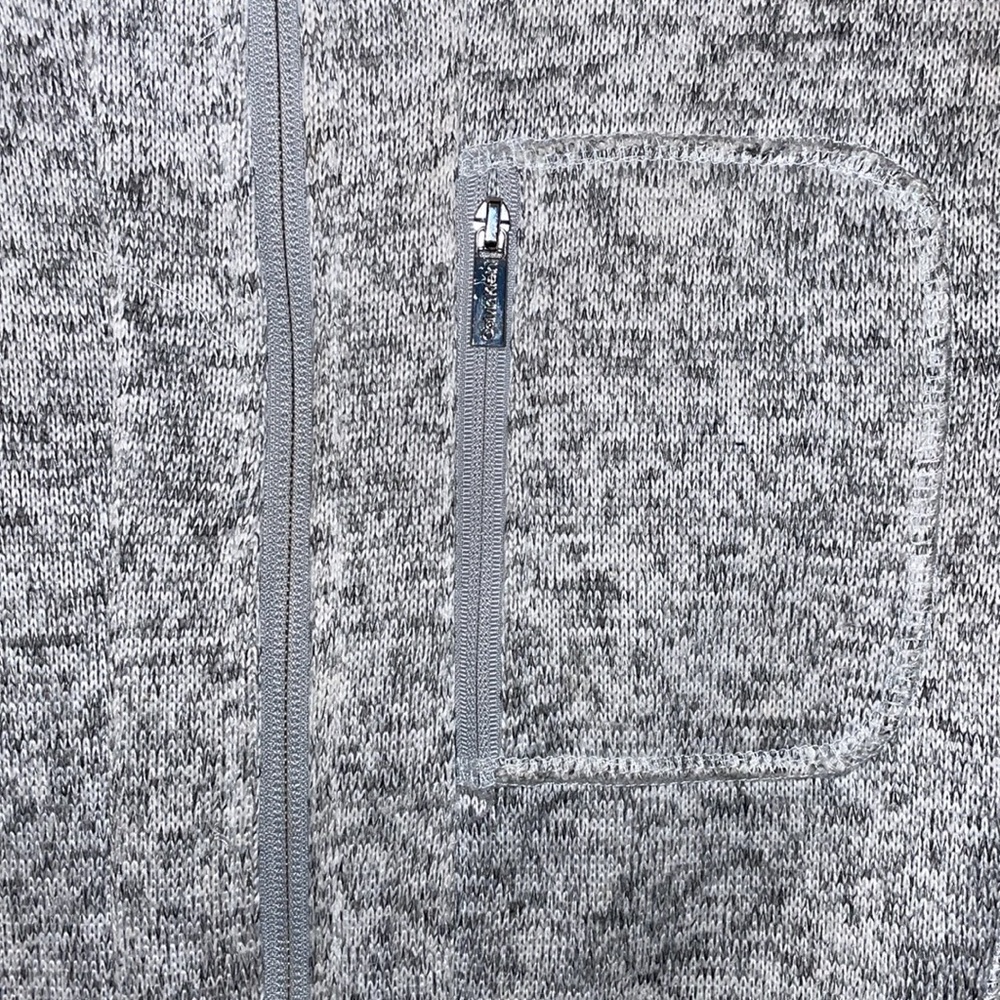NWOT CALVIN KLEIN Gray Full-Zip Jacket.  Size XS - Picture 2 of 5